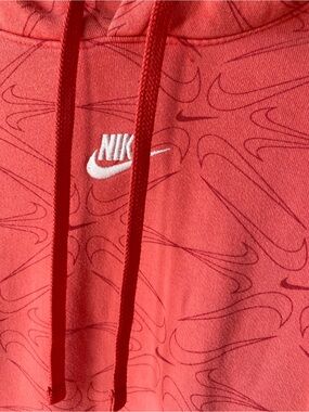 Nike orange salmon hoodie size medium